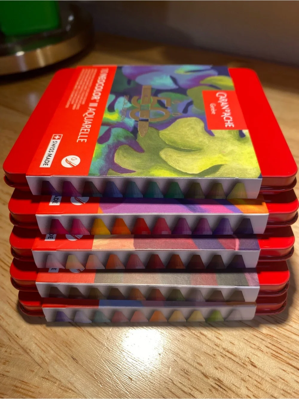 CARAN D’ACHE - Neocolor II Aquarelle 50th Special Editions (All 5)